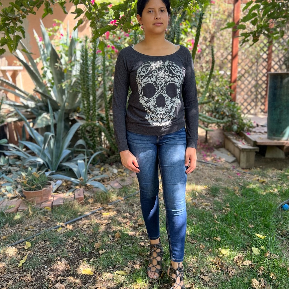 Calavera Tee Love & Change Italy Size L - Picture 1 of 5